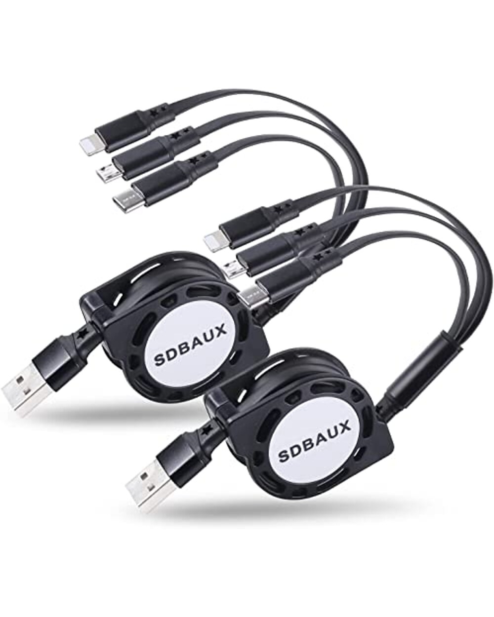 Retractable 3-in-1 Charging Cable 2